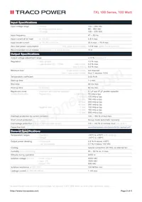 TXL 100-0533TI Datasheet Page 2
