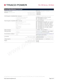 TXL 100-0533TI Datasheet Page 3