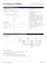 TXL 1000-48S Datasheet Page 3