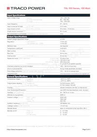 TXL 150-48S Datasheet Page 2