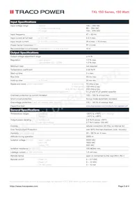 TXL 150-48S Datasheet Pagina 2