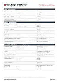 TXL 350-48S Datasheet Pagina 2