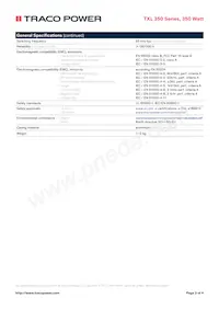 TXL 350-48S Datasheet Page 3