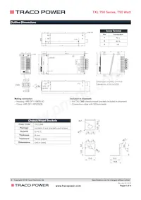 TXL 750-48S Datasheet Pagina 4