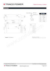 TXM 015-115 Datasheet Page 4