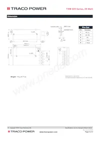 TXM 025-115 Datasheet Page 4