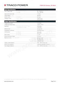 TXM 035-148 Datasheet Page 2