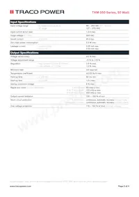 TXM 050-148 Datasheet Pagina 2