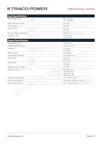 TXM 075-148 Datasheet Page 2