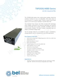 TXP4000-1110G 데이터 시트 표지