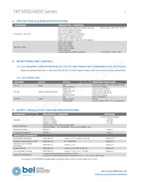 TXP4000-1110G Datasheet Page 3