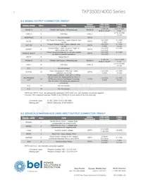 TXP4000-1110G數據表 頁面 6