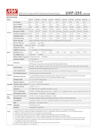 UHP-200-4.5 Datasheet Pagina 2