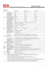 UHP-200A-4.5 Datasheet Pagina 2