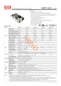 USP-500-15 Datasheet Copertura