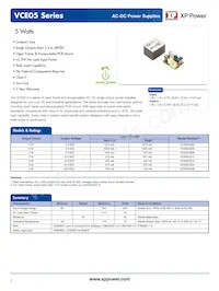 VCE05US03-P Datenblatt Cover