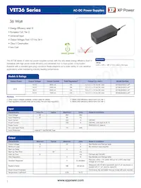 VET36US240C2-JA Datasheet Copertura