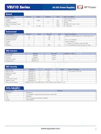 VEU10US050-UK Datasheet Page 2