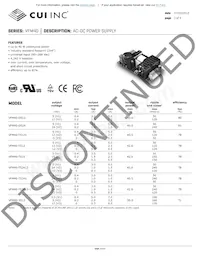 VFM40-T5245 Datasheet Cover