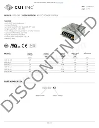 VGS-50-48 Datasheet Cover