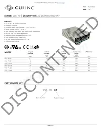 VGS-75-48 Datasheet Cover