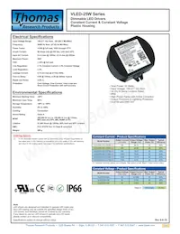 VLED25W-025-C1050-D Datenblatt Cover