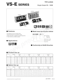 VS150E5 Datasheet Cover