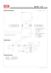 WDR-120-48 Datasheet Page 2