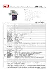 WDR-480-48 Datasheet Cover