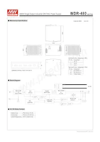 WDR-480-48 Datasheet Page 2