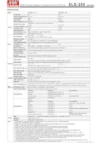 XLG-200-24-A Datasheet Pagina 2