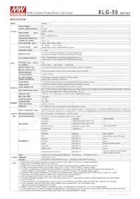 XLG-50-AB Datasheet Pagina 2