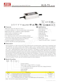 XLG-75-L-AB Datasheet Cover