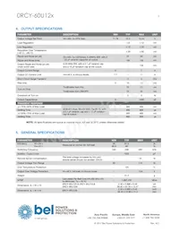 0RCY-60U12L Datasheet Pagina 3