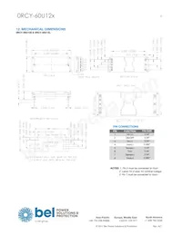 0RCY-60U12L Datasheet Pagina 9