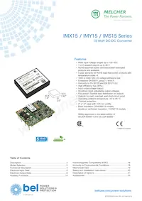 20IMX15-05-8RGZ Datasheet Cover