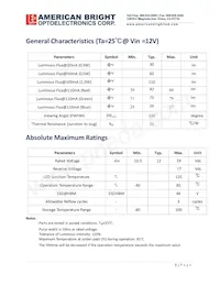 AB-EZP13R-A3 Datasheet Pagina 3
