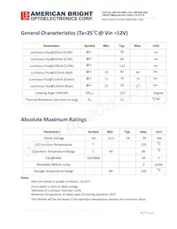 AB-EZP13R-B3 Datasheet Pagina 3