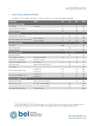 ASQ28S06050-NS00 Datasheet Page 2