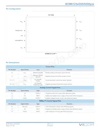 BCM6123TD0G5030M0R Datasheet Pagina 4