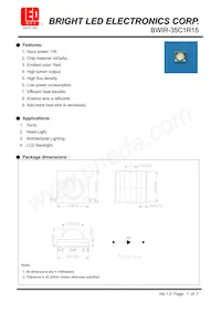 BWL-35C1R15 Datasheet Cover