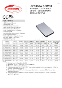 CFB400W-48S48P Datasheet Copertura