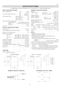 CHB350-48S05N Datasheet Pagina 2