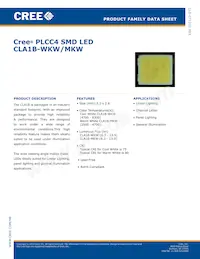 CLA1B-MKW-XD0E0E83 Datenblatt Cover