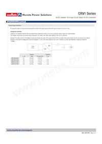 CRV1D0512SC Datasheet Page 5