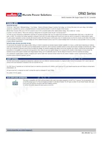 CRV2S0505SC Datasheet Page 2