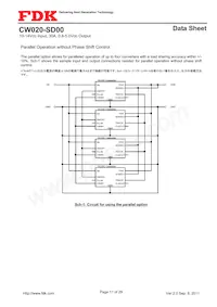 CW020-SD00 Datasheet Pagina 11