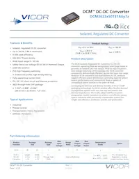 DCM3623T50T31A6T70 Datasheet Cover