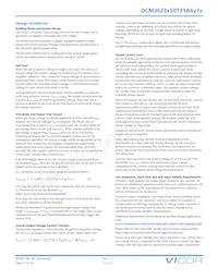 DCM3623T50T31A6T70 Datasheet Page 17