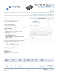 DCM3623T75X1380T00 Datasheet Cover